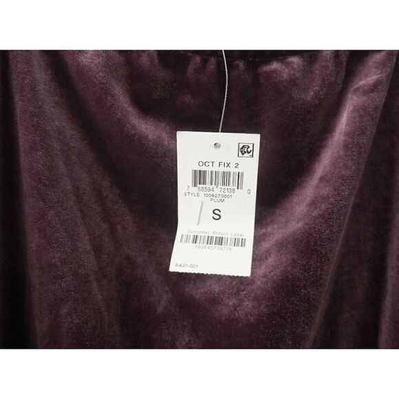 AND NOW THIS Women's Velvet Belted Raglan-Sleeve Dress Size S - Picture 5 of 5